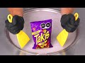 Takis - Fuego Ice Cream Rolls Snack | ASMR
