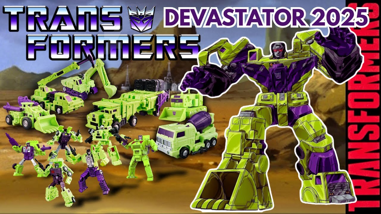 Демонстрация полного набора Transformers Studio Series Devastator | Все конструктиконы + комбинация