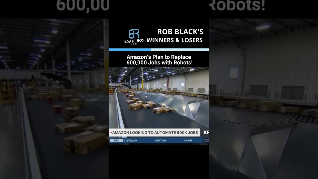 Robots vs. Humans: Inside Amazon’s Future Workforce #stockmarket #trending #reels #amazon #layoffs