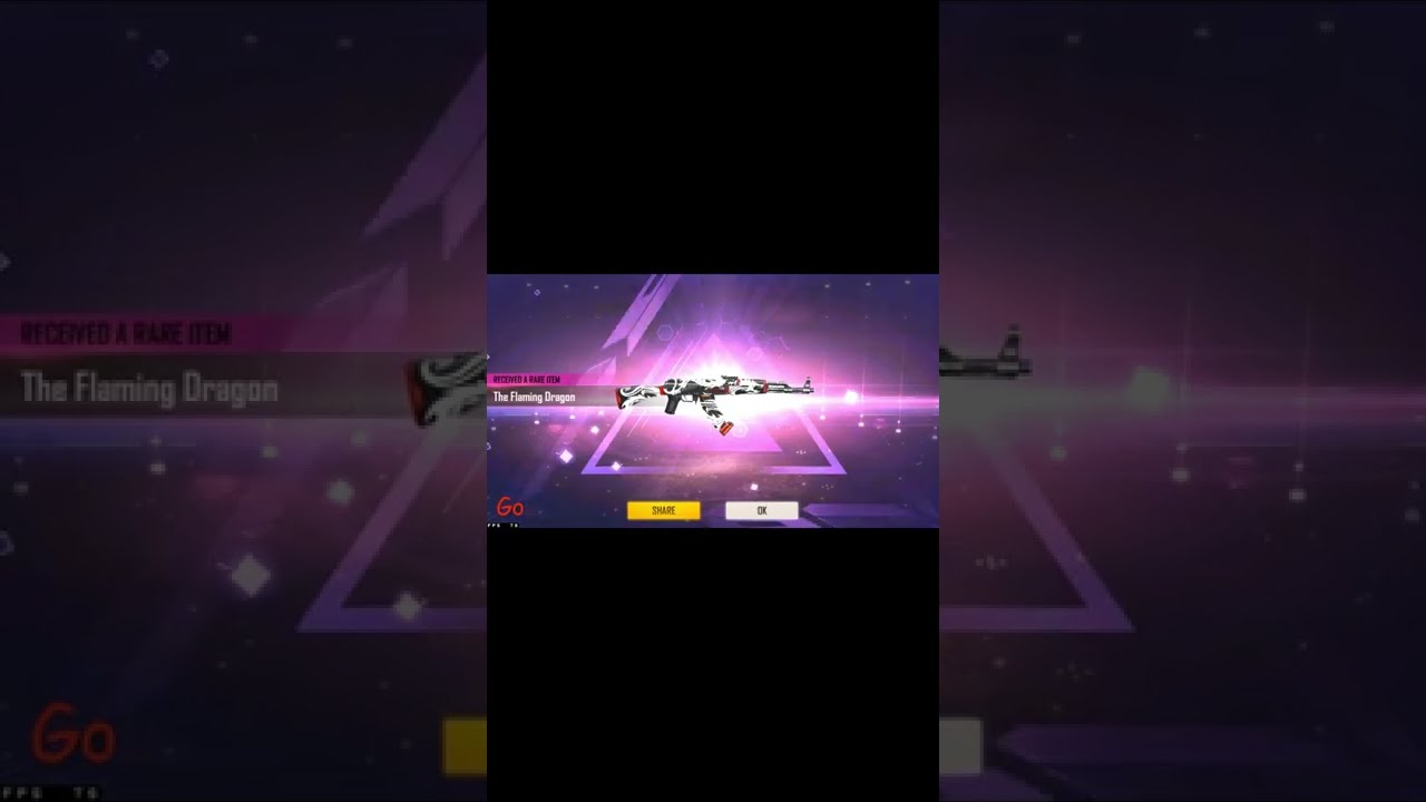 AK47- The Flaming Dragon | Free Fire 