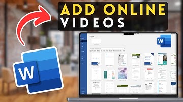 How to Insert Online Videos in Microsoft Word | MS Word Tutorial (2025)