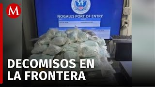 Autoridades realizan 4 decomisos de drogas y armas en cruce ...