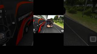 🚌 Bus Stunt on Highway 😱 | High Speed Bus Challenge | BUSSID Shorts #shorts#bussimulatorindonesia