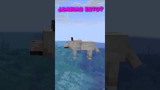 NUNCA ignores La COLA del LOBO #minecraft #curiosidades