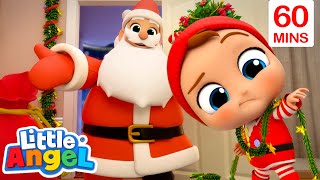 Who's At The Door? (Christmas) | Little Angel | Kids Learn! | Nursery Rhymes | Sing Along