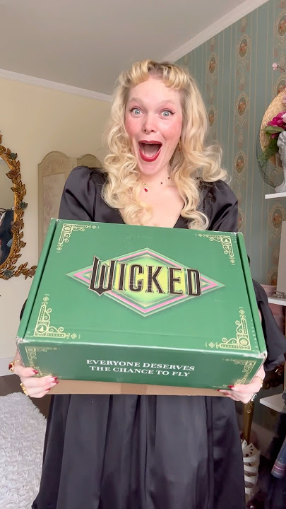 A WICKED PR unboxing🫧(gifted)Unboxing Wicked Movie PR from Insight editions & OPI #wickedthemusical