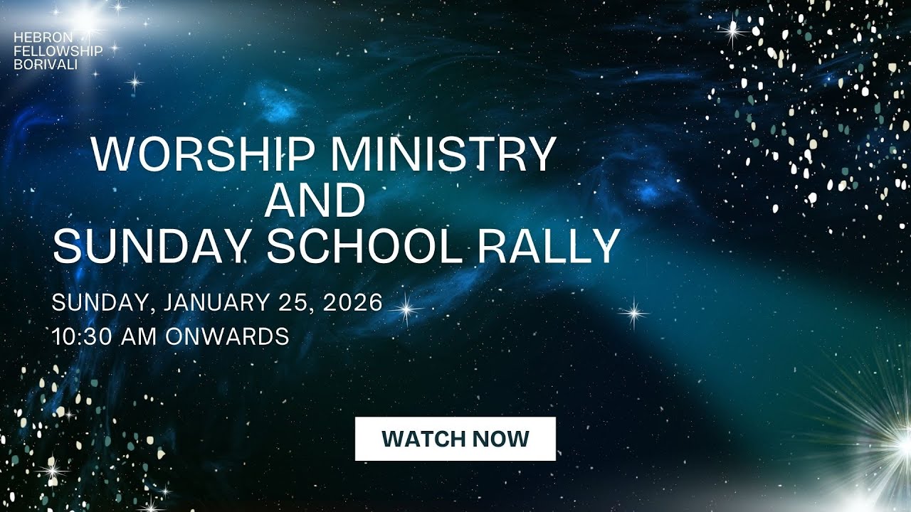 Worship Ministry & Sunday School Rally | 25th January 2026