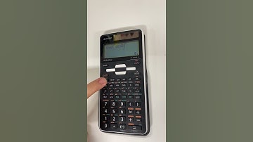 How to find Mean and SD using SHARP EL-W531S II calculator