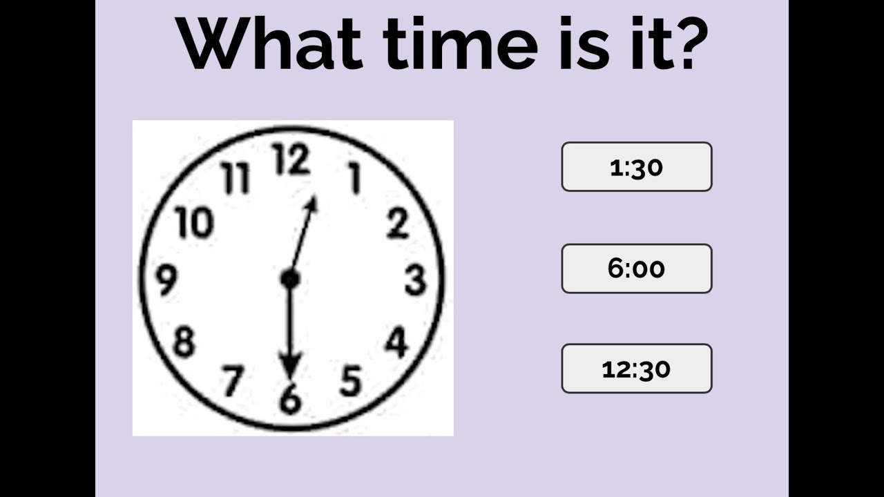 Telling Time Boom Card Technology Lesson Plan YouTube