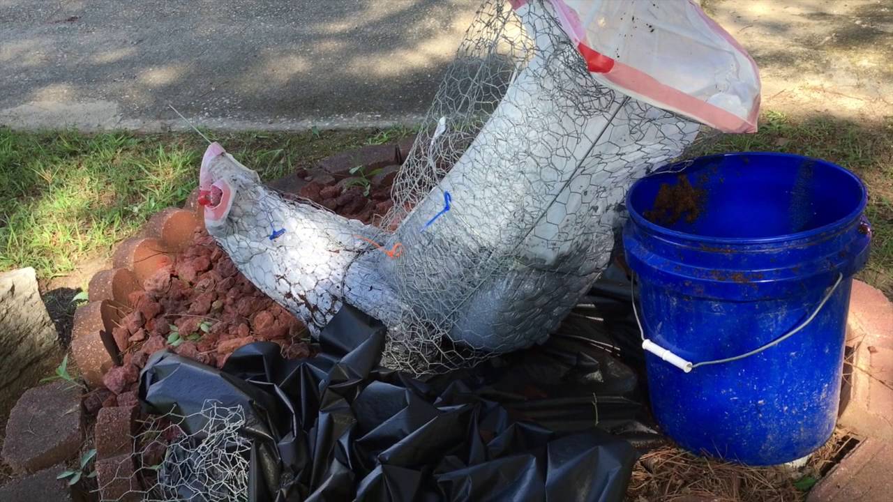 DIY Peacock Topiary Part 2