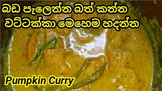මෙහෙම වට්ටක්කා උයලා තියෙනවද?රසම රසයි|Pumpkin Curry|Wattakka recipeNilu's Vlogs️