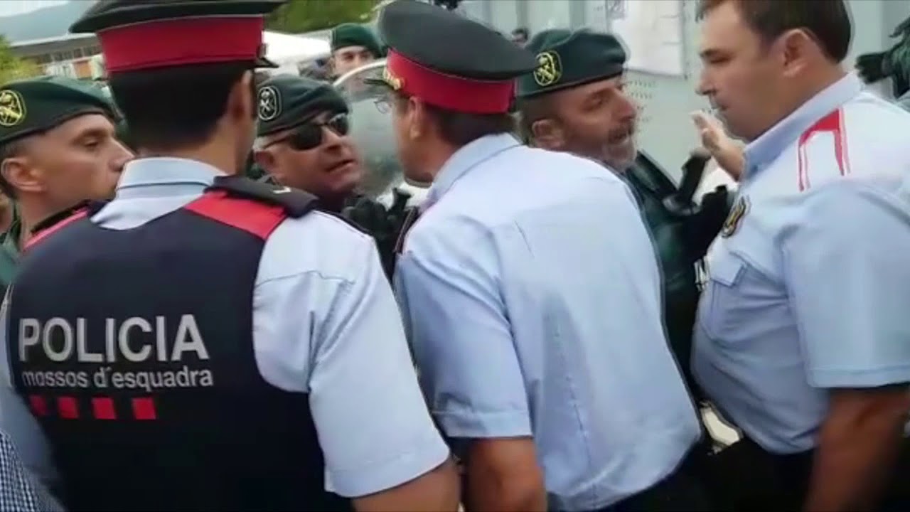 Tensión entre Mossos y Guardia Civil