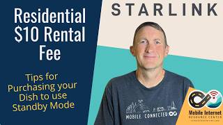 Starlink Residential $10 Equipment Rental Fee - No More Ownership / No More Standby
