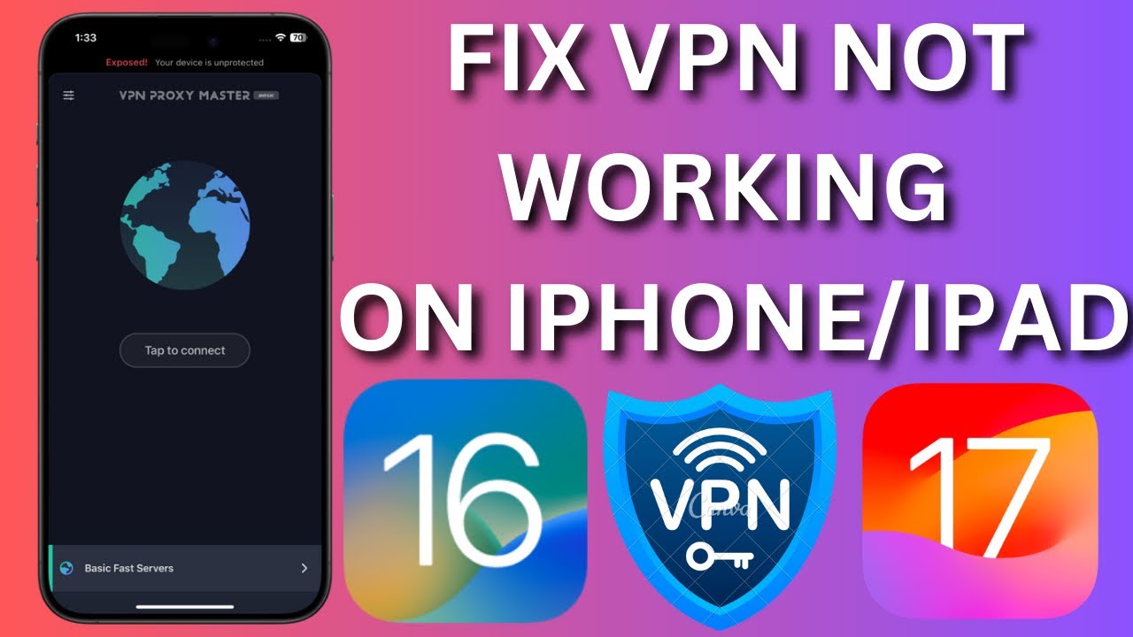 How To Fix VPN Not Working On iPhone/iPad - YouTube