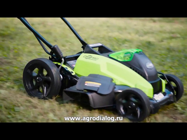 Аккумуляторная газонокосилка Greenworks GD40LM45