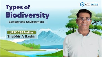 Types of Biodiversity | Ecology and Environment | UPSC CSE Prelims | Shabbir A Bashir | Edukemy