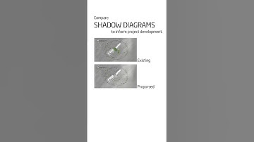 Compare shadow diagrams to inform project development.