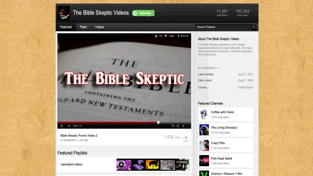 brett favre The Bible Skeptic