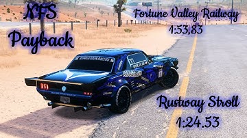 NFS Payback |Fortune Valley Railway 1:53.83 & Rustway Stroll 1:24.53| Mustang PBs