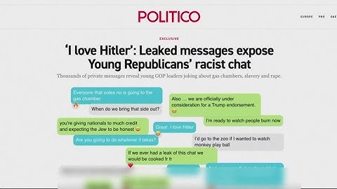 Leaked messages expose Young Republicans