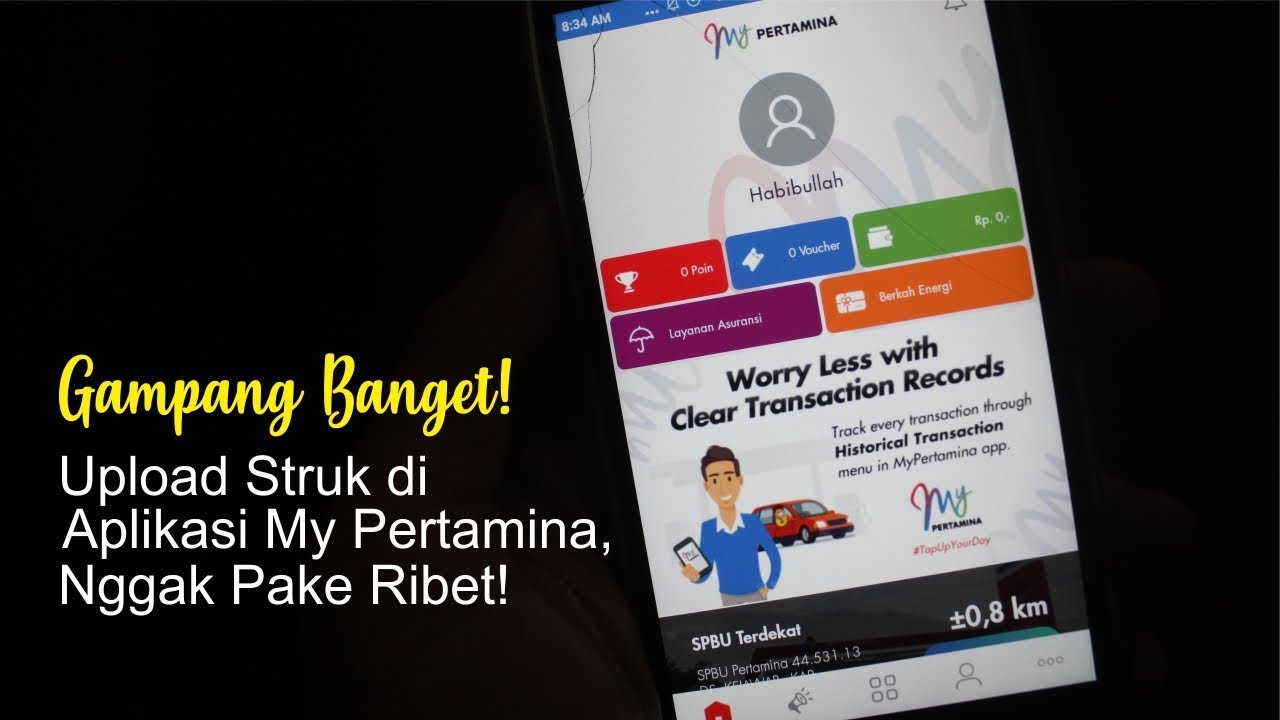 Cara Upload/Scan Struk di Aplikasi My Pertamina 