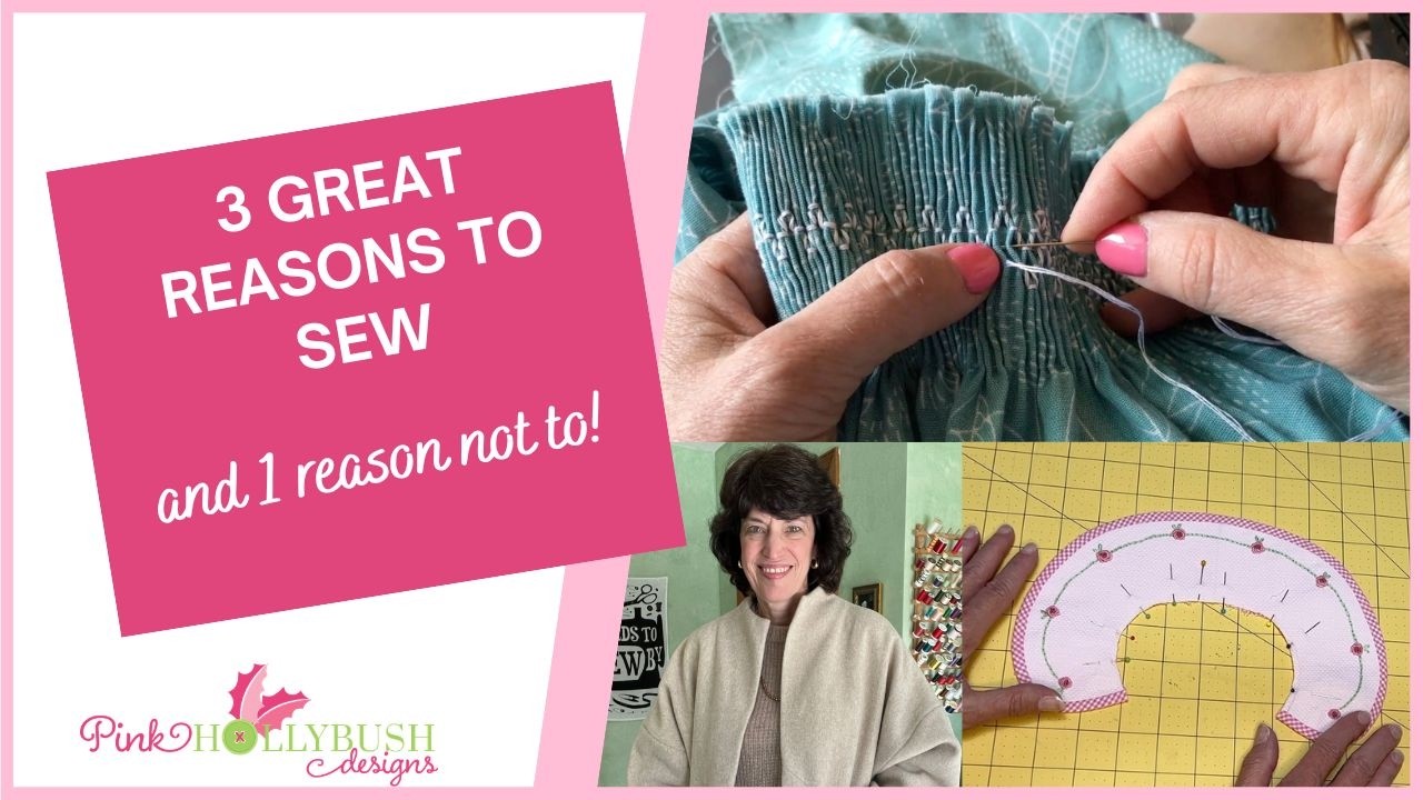 3 Great Reasons to Sew and 1 reason not to pin