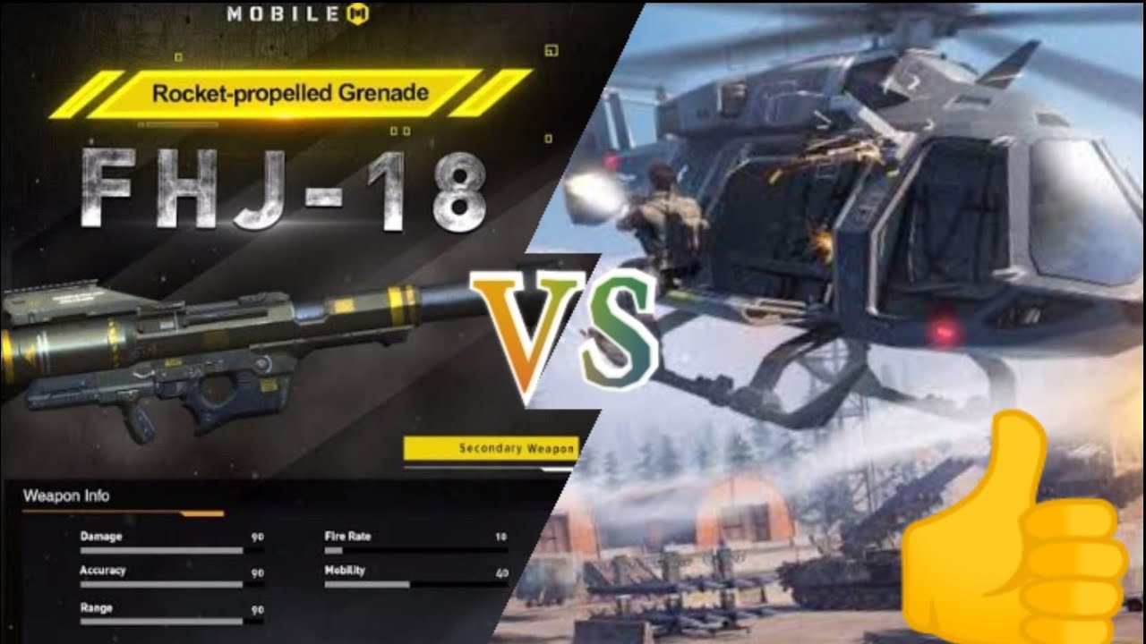 FHJ18 VS HELICOPTER - CODM