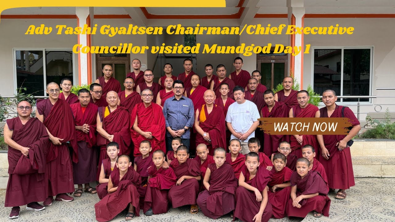 ( Part 1) Adv Tashi Gyaltsen Chairman/Chief Executive Councillor Leh UT Ladakh visited Mundgod Day 1