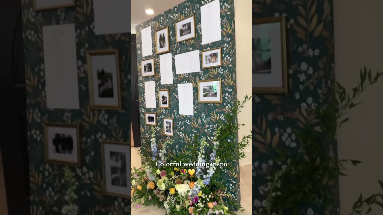 Colorful wedding inspiration 🩷 