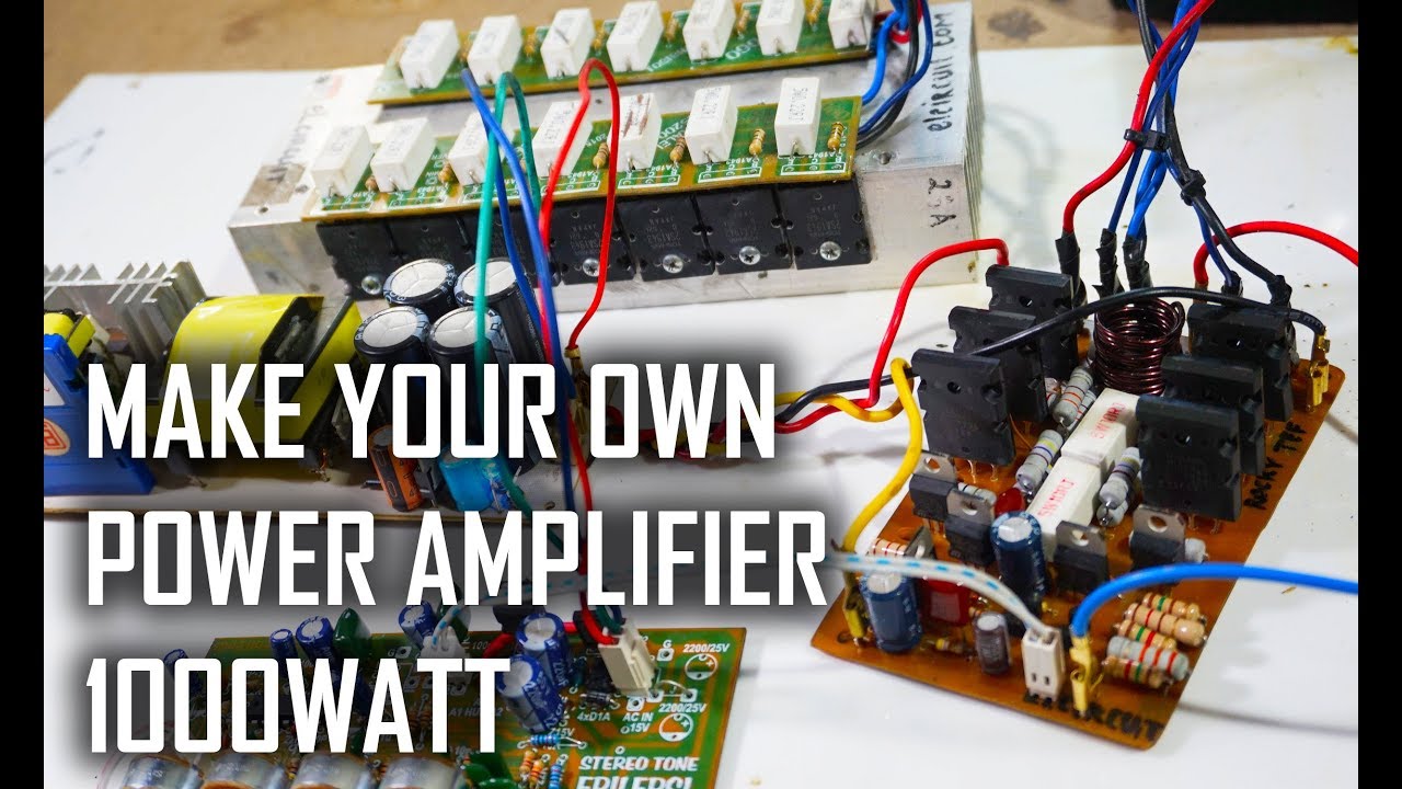 Test Power Amplifier Rocky Tef Youtube