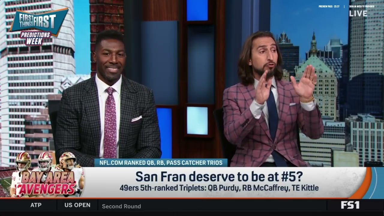 First Things First: 49ers, Chiefs & NFL Weapon Rankings Debate