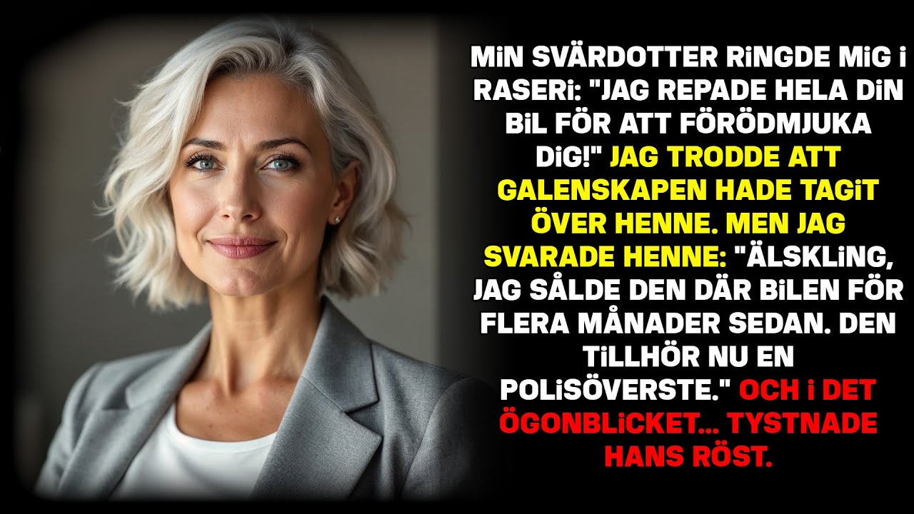 Svärdottern förstörde min bil för att förödmjuka mig, men hon fick en överraskning.