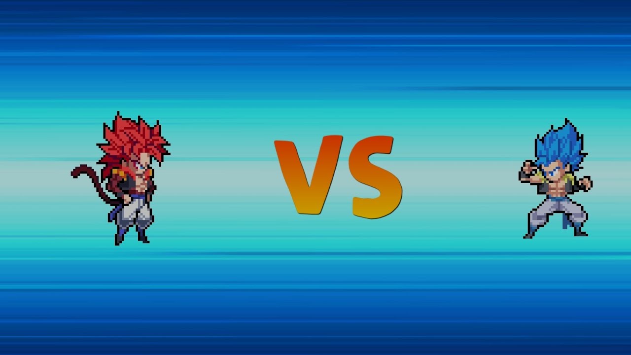 Gogeta SSJ4 VS Gogeta SSJB power Warrior || 