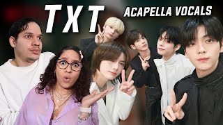 Waleska & Efra react to 'TXT LIVE VOCALS COMPILATION'