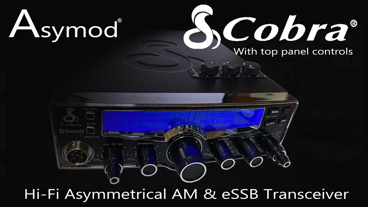 Preston's Asymod Cobra 29 LXBT Asymmetrical Hi Fi AM Transceiver - YouTube