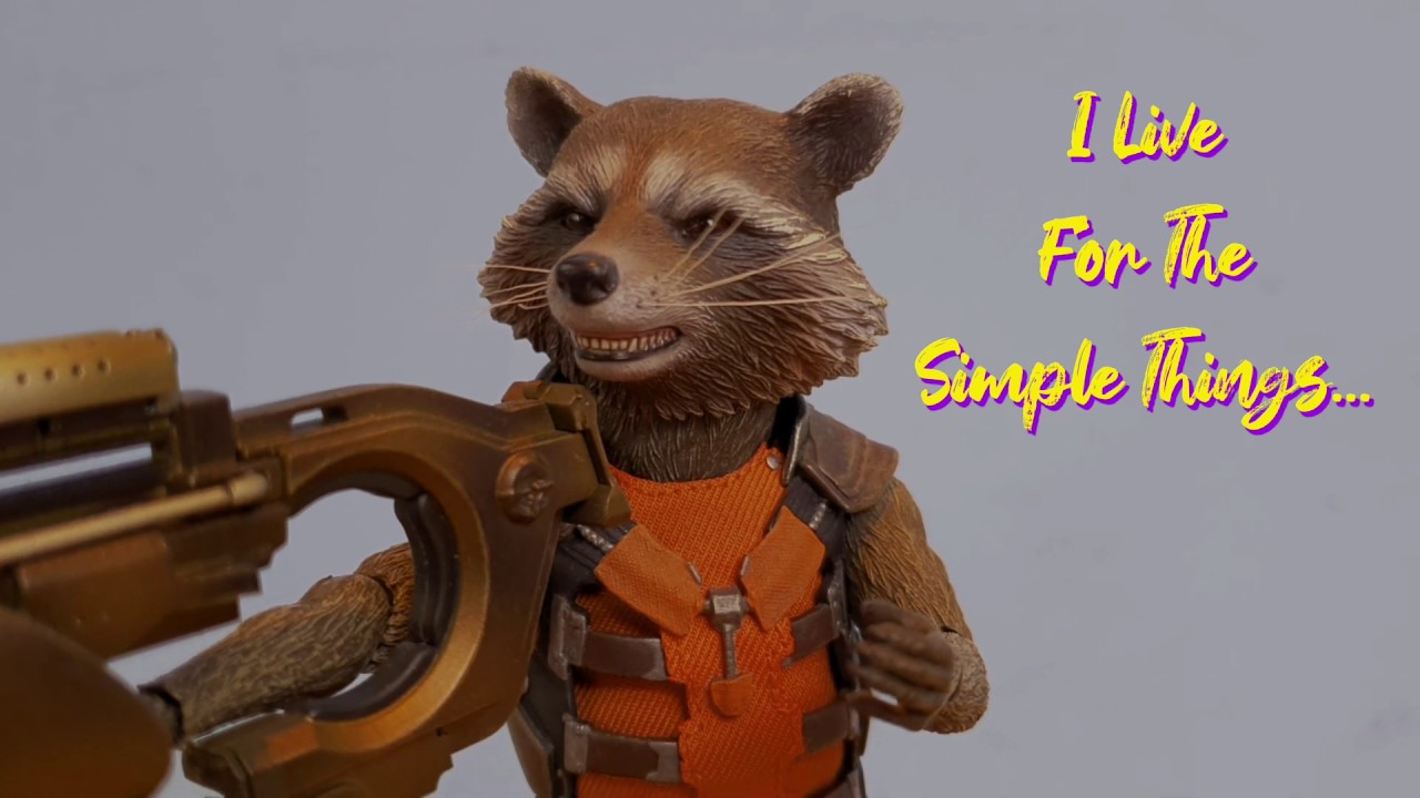 Rocket & Groot Guardians Of The Galaxy (Hot Toys Collectable MMS 254)