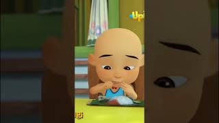 Upin & Ipin.. Ipin makan ayam goreng Mail Sedappp.... #upinipin #shorts