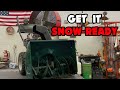 Getting A Ranch King Snow Blower Ready for This Year's Winter!
