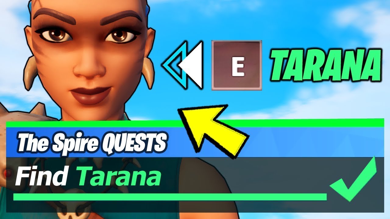 Find Tarana Location - How to complete Talk to Tarana Spire Quest in Fortnite Chapter 2 Season 6