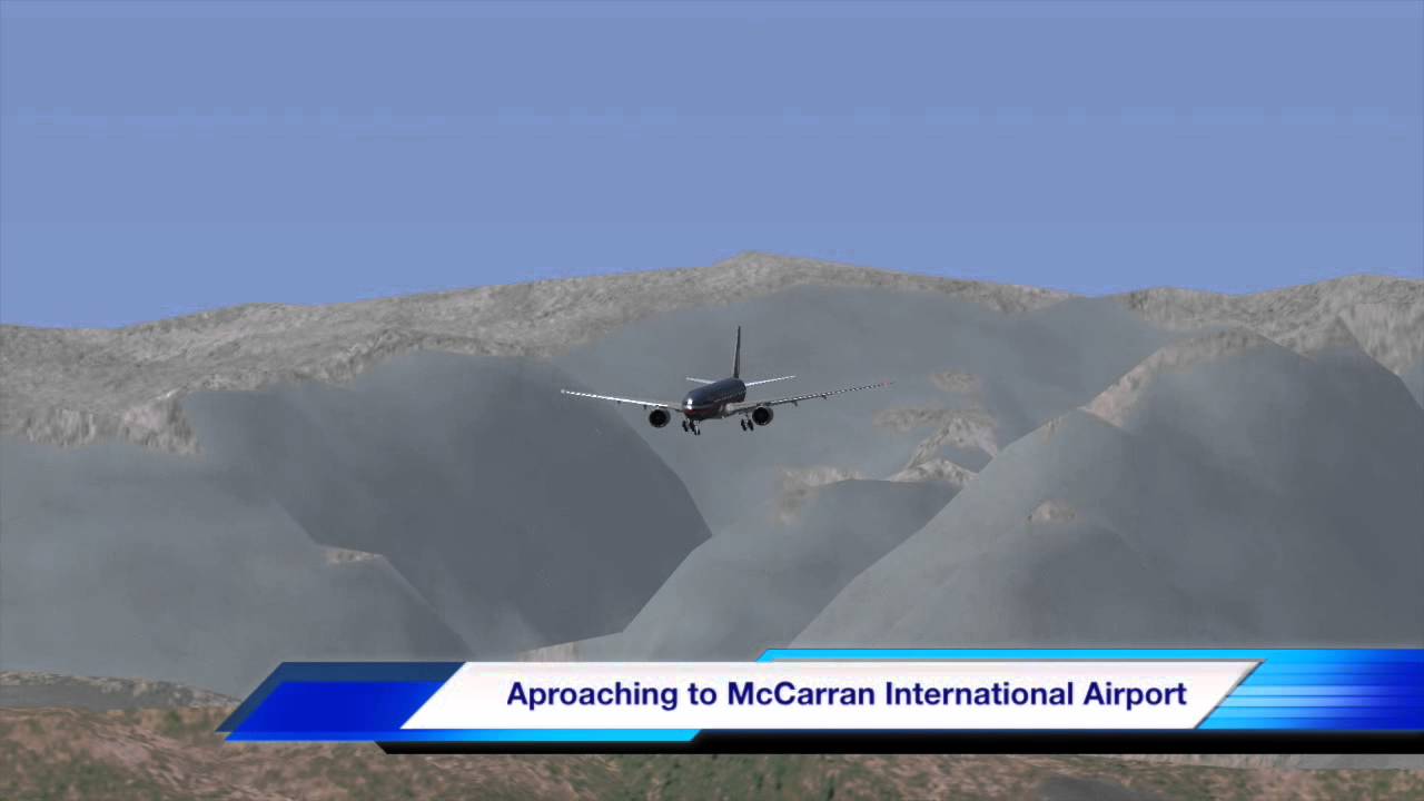Landing in Las Vegas FlightGear YouTube