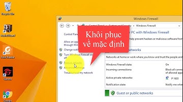 Hướng dẫn cài đặt Firewall(tường lửa)