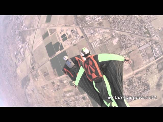 Slow Motion Wingsuit Flight Helicopter Exits