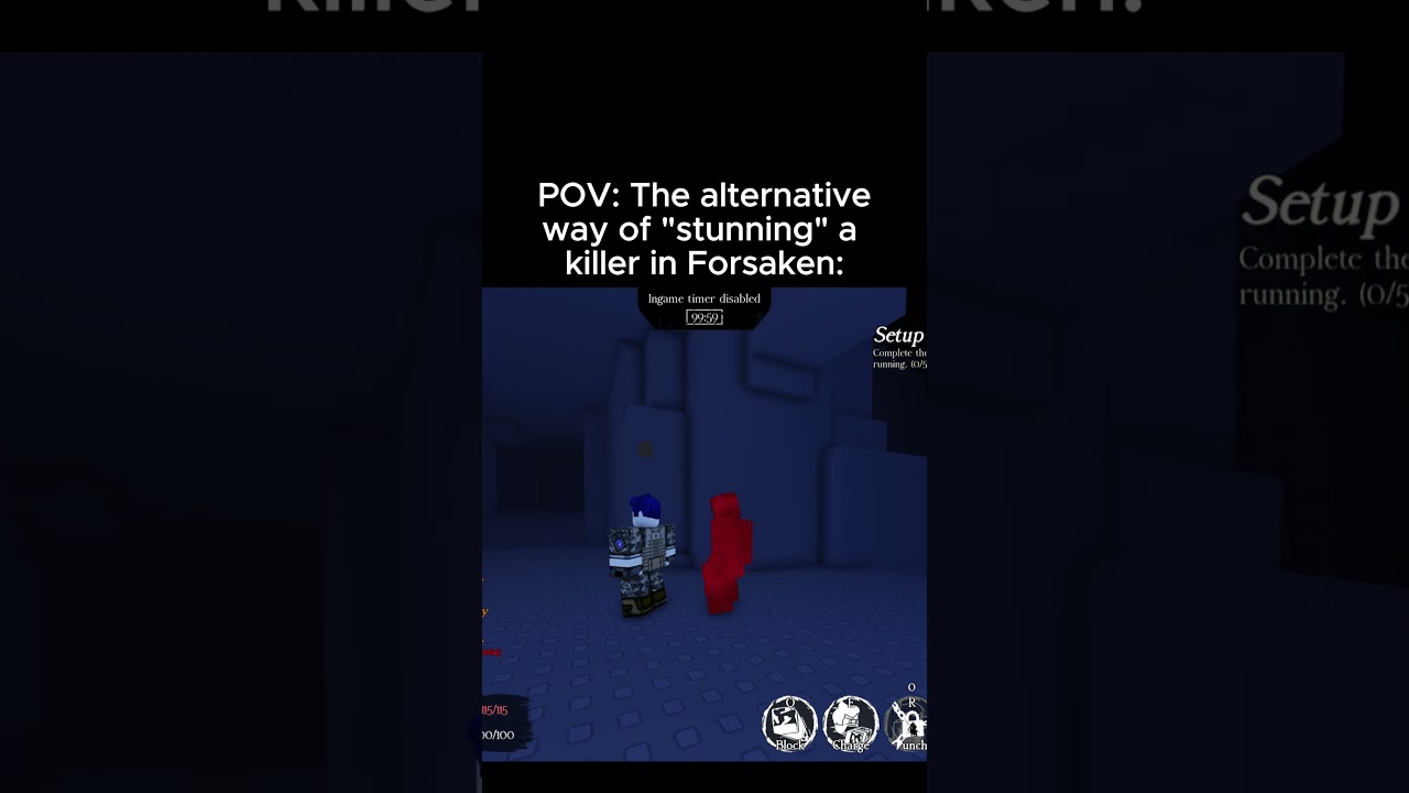 The best way of stunning killers in Forsaken