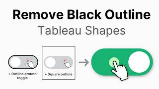 Tableau Remove Black Outline on Shapes (Selection Border Fix)