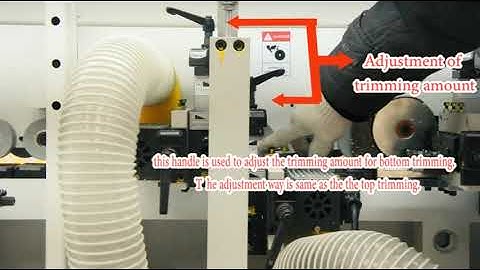 ZD500 Edge banding machine Operation instruction video