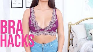 BRA Hacks EVERY Girl Must Know ! 8 BRAS You NEED In Your Closet!