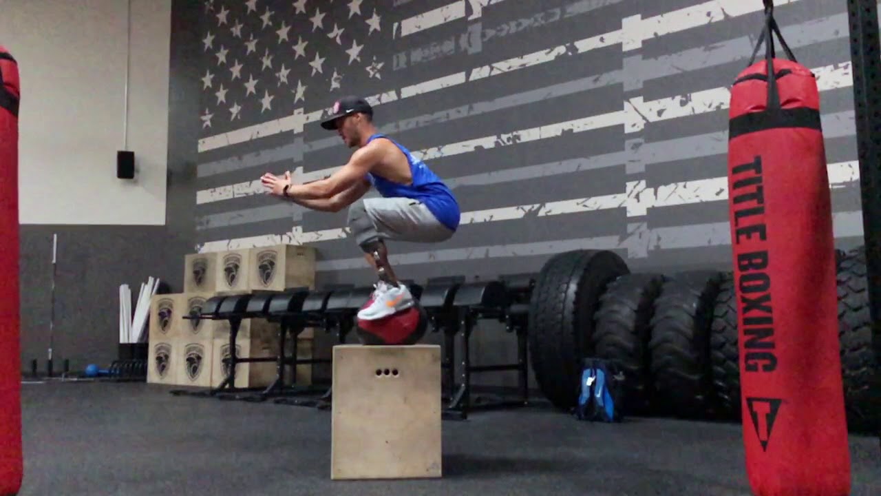 Mike Shea Box Jump - 2018 Winter Paralympic Hopeful