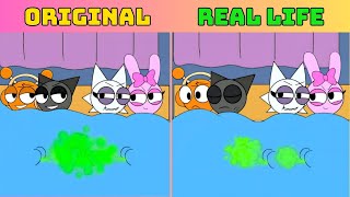 Oren X Gray - What Went Wrong ? - Best Incredibox Sprunki Original Vs Real Life