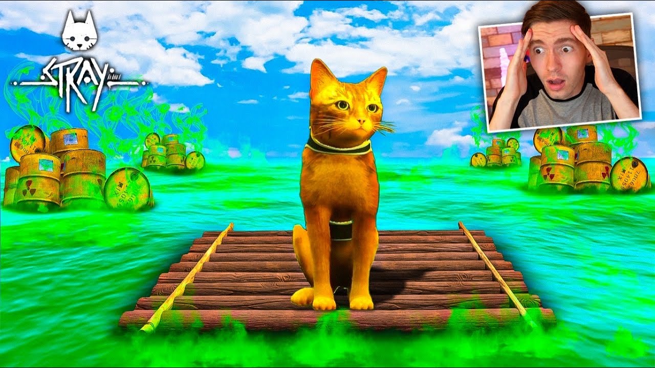 NOVO JOGO de GATO em MUNDO ABERTO!!! (Stray Inicio) 