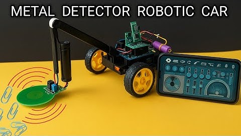 Metal Detecting Robot Car – Search for Hidden Treasure | Science Project for School/College